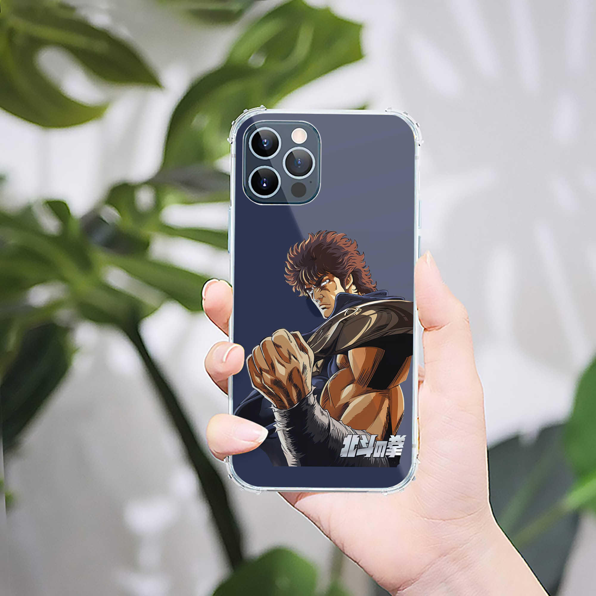 （画像用） 北斗の拳 Fist of the North Star 【iPhone 12シリーズ対応】透明スマホケース（クリアソフトケース）